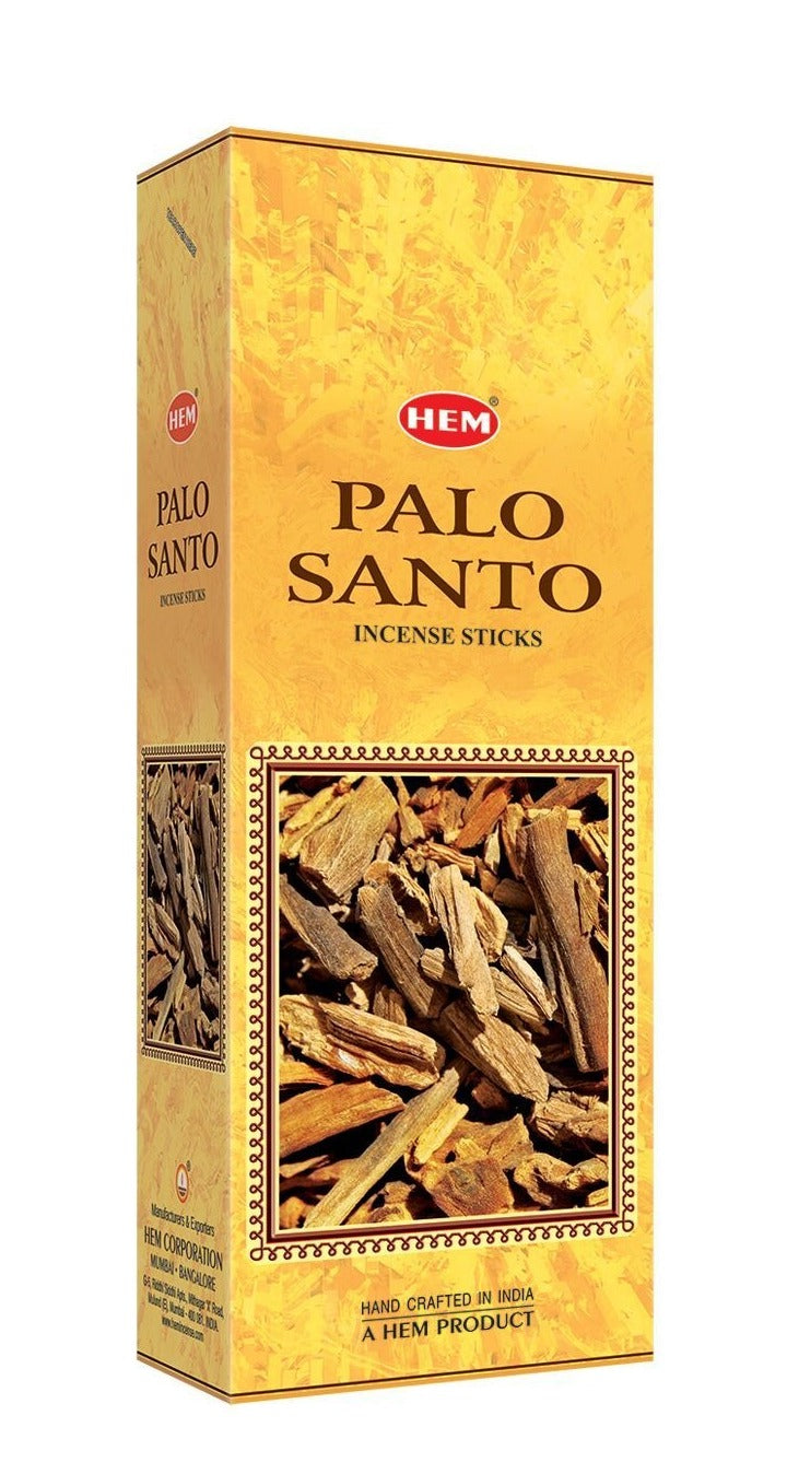 Incienso Hem Palo Santo, caja de 120 varillas