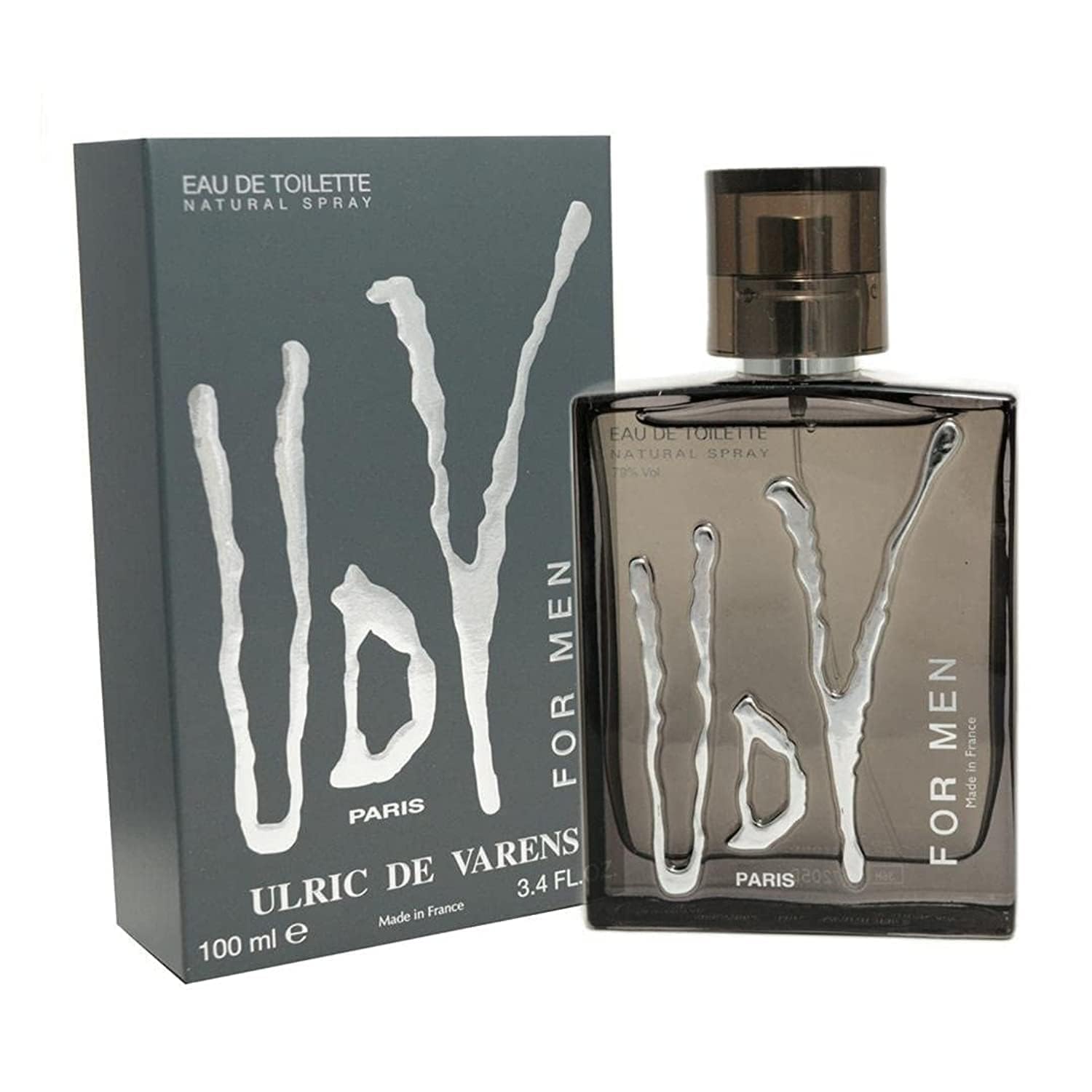 Ulric De Varens Classic Eau De Toilette Spray for Men, 3.4 Fl Oz