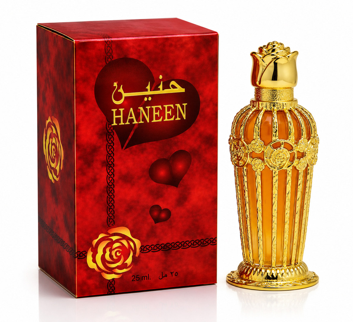 Al Haramain Haneen Perfume Oil for Unisex  Perfume Oil, 0.84 oz, Floral Woody