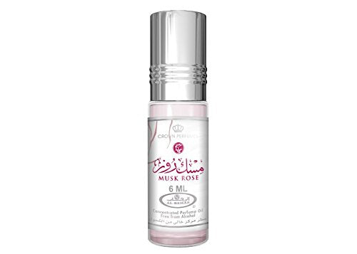 Al Rehab Musk Rose Roll On Perfume Oil 0.2 Fl Oz (6 ml)