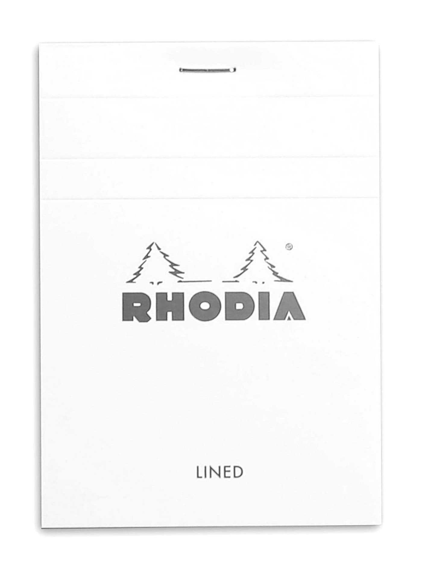 Rhodia Staplebound Notepad - Graph 80 sheets - 3 3/8 x 4 3/4 - White cover