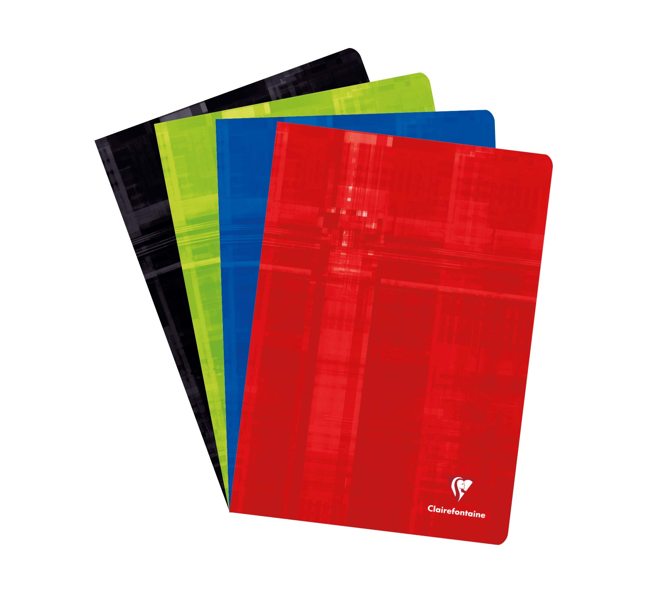 Clairefontaine Staplebound Notebook - Graph 48 sheets - 8 1/4 x 11 3/4 - Assorted Colors