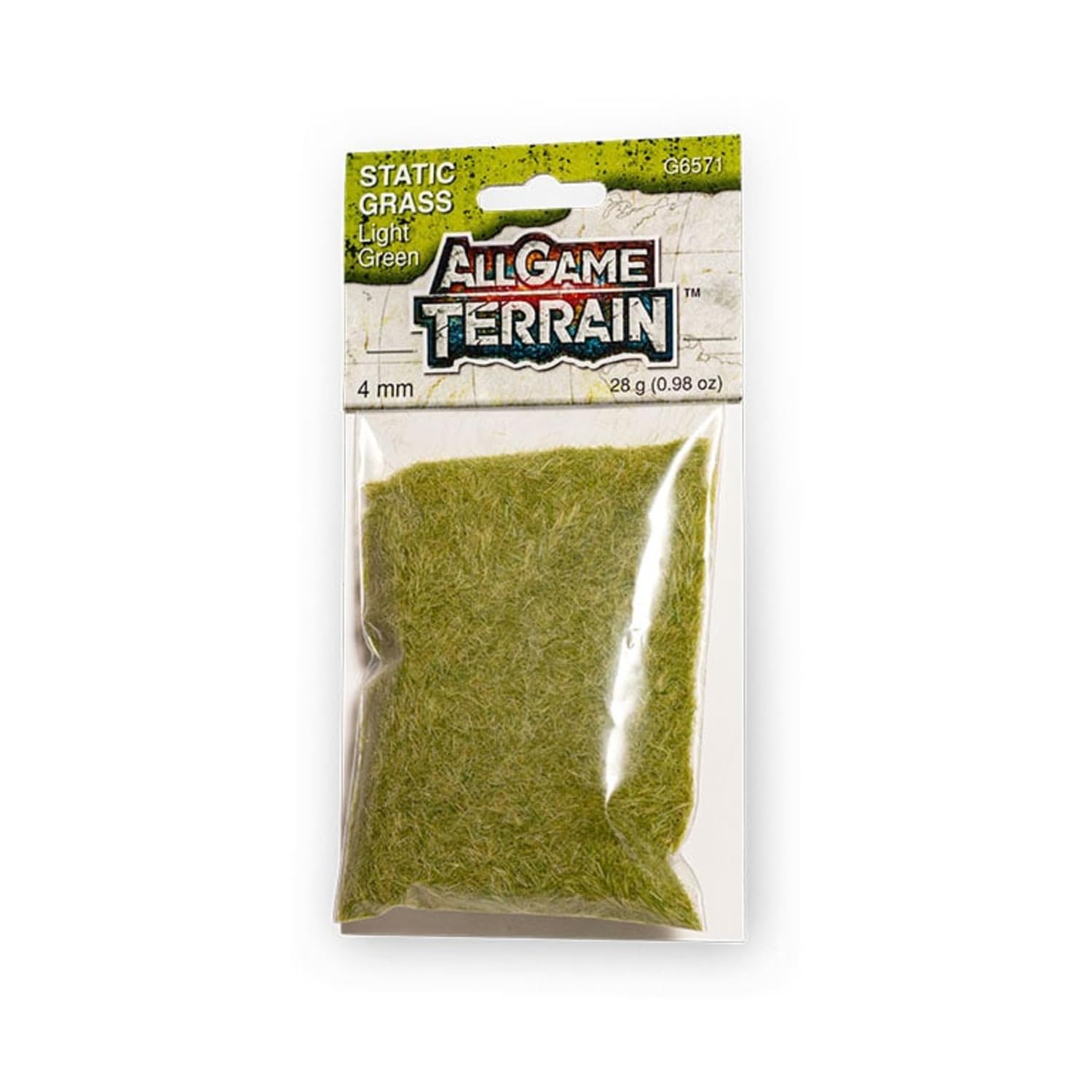 Woodland Scenics 4mm Light Green Static Grass 0.98 Oz WOOG6571