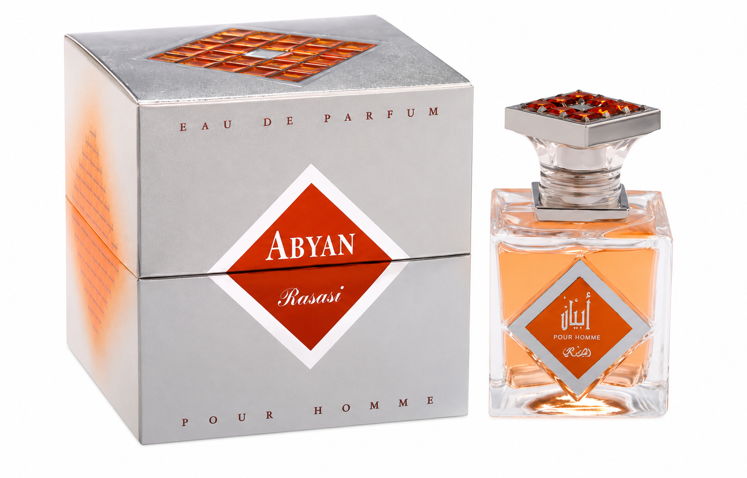 Rasasi Abyan Eau de Parfum Spray for Men, 3.2 Oz (95ml)