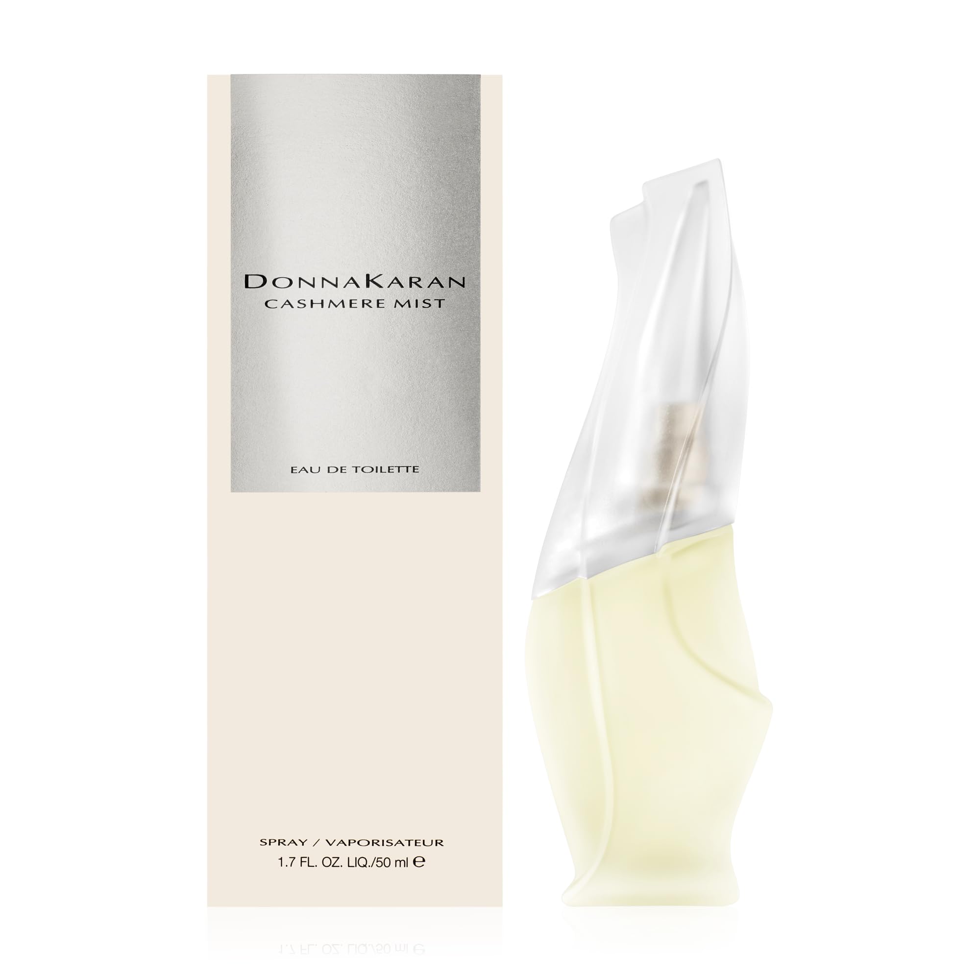 Donna Karan Cashmere Mist Eau de Toilette Women Soft Floral Amber Scent 1.7 oz Spray