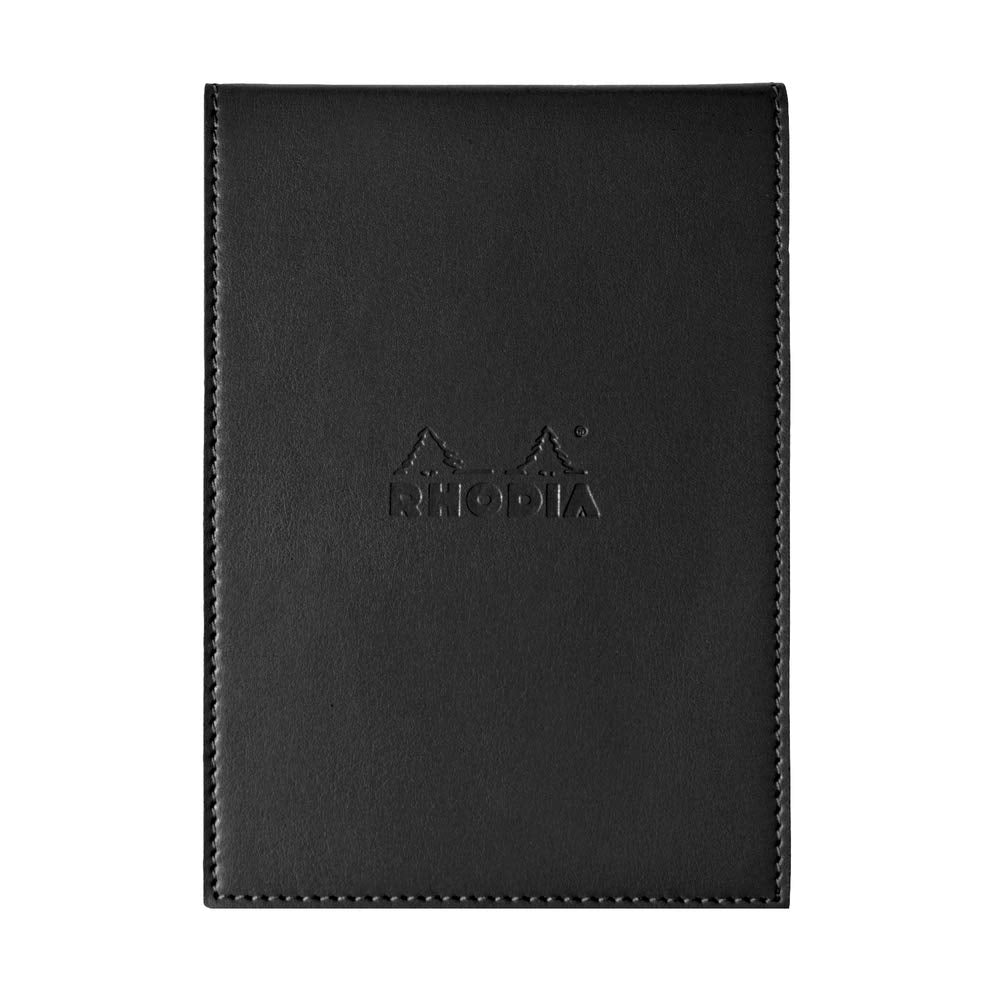 Rhodia Pad Holder with Pad 130 - 4 1/2 x 6 1/4 - Black cover
