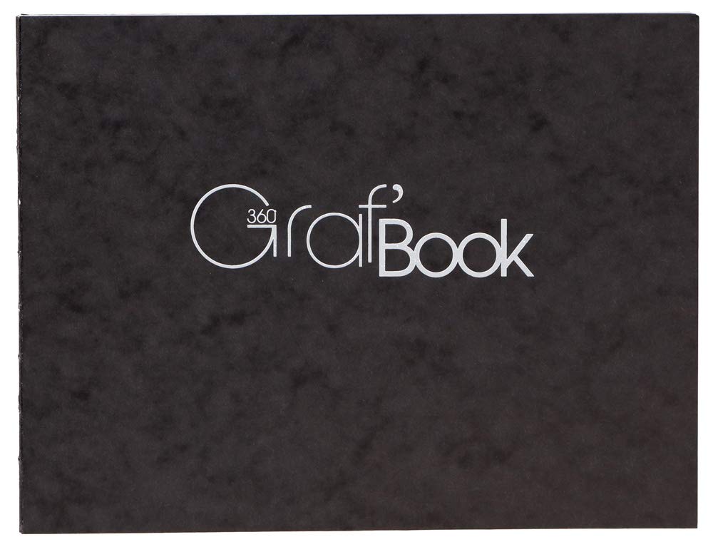 Clairefontaine Graf' Book 360 - 100 Blank Sheets - Landscape 7 1/2 x 9 6