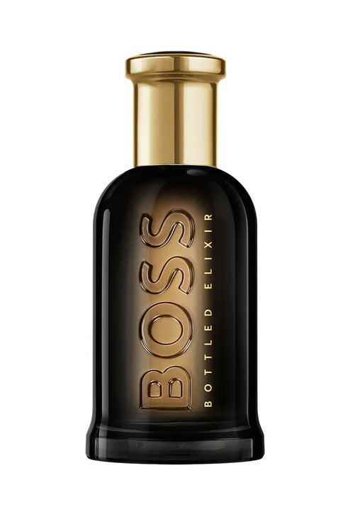Boss Bottled Triumph Elixir Parfum Intense Men Woody Amber Scent 1.6 oz Spray