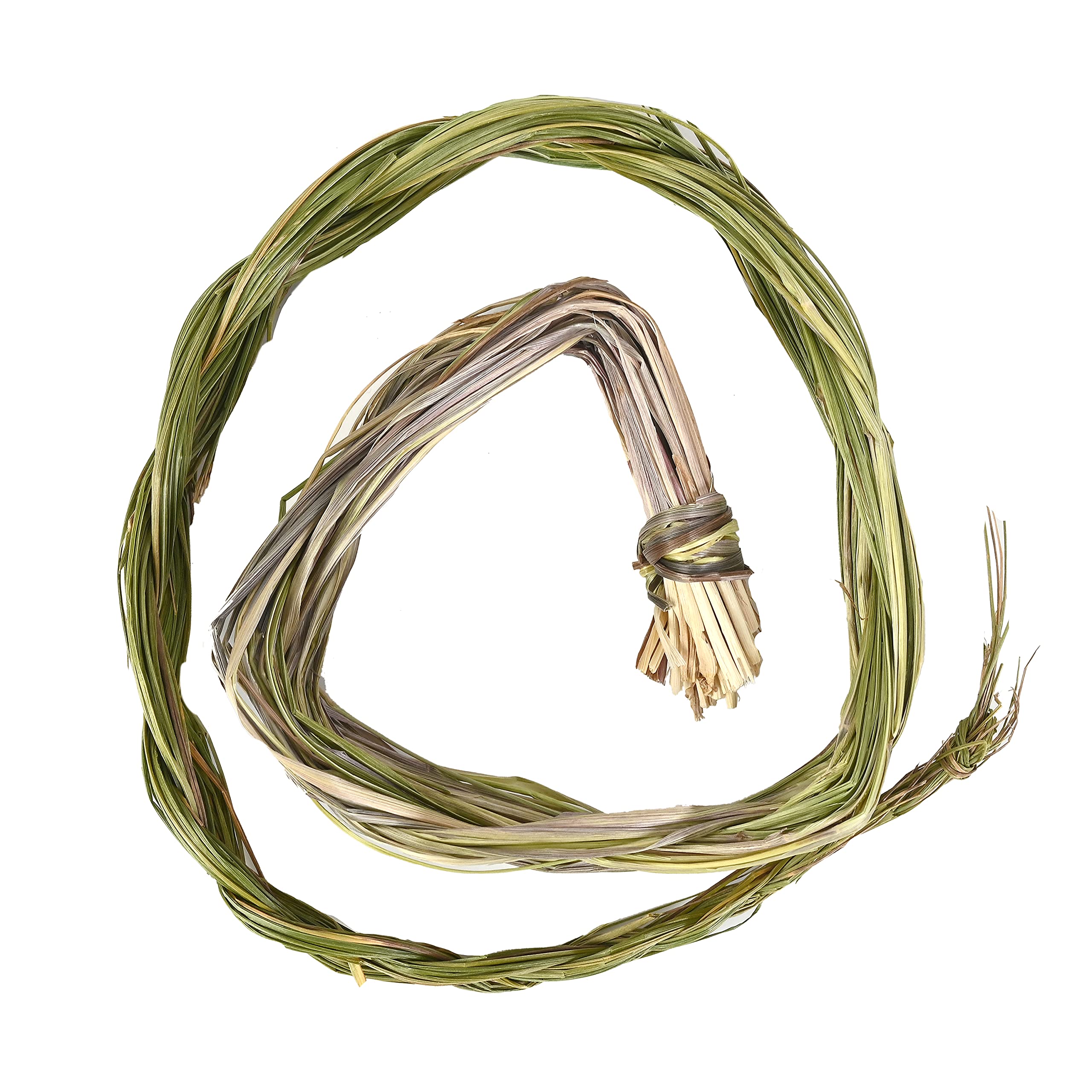 Trenza de incienso Sweetgrass para jardín de incienso, tamaño extragrande, 24" de largo