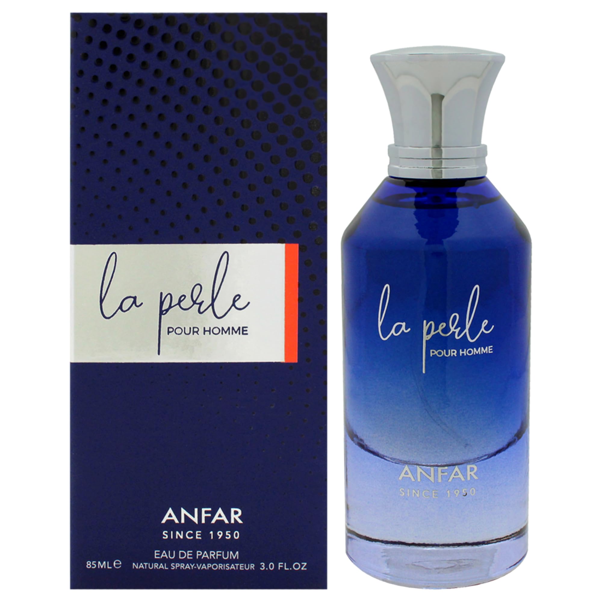 Anfar La Perle EDP for Men Woody Aromatic Citrus Fragrance 3.0 oz Spray