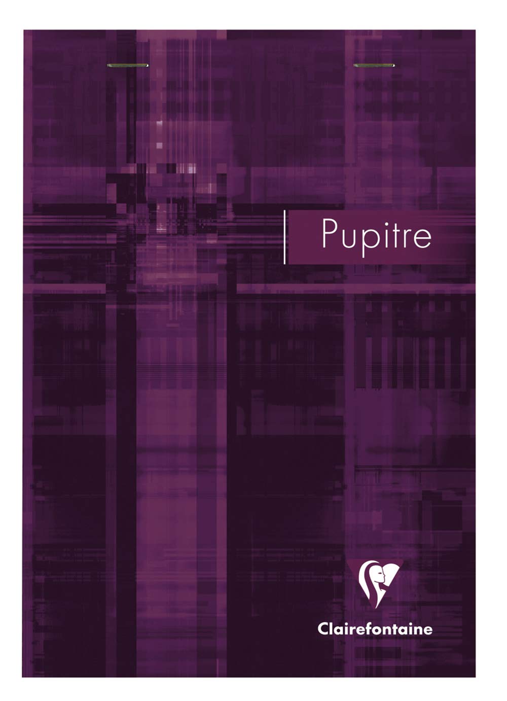 Clairefontaine Staplebound Notepad - Graph 80 sheets - 6 x 8 1/4 - Assorted Colors