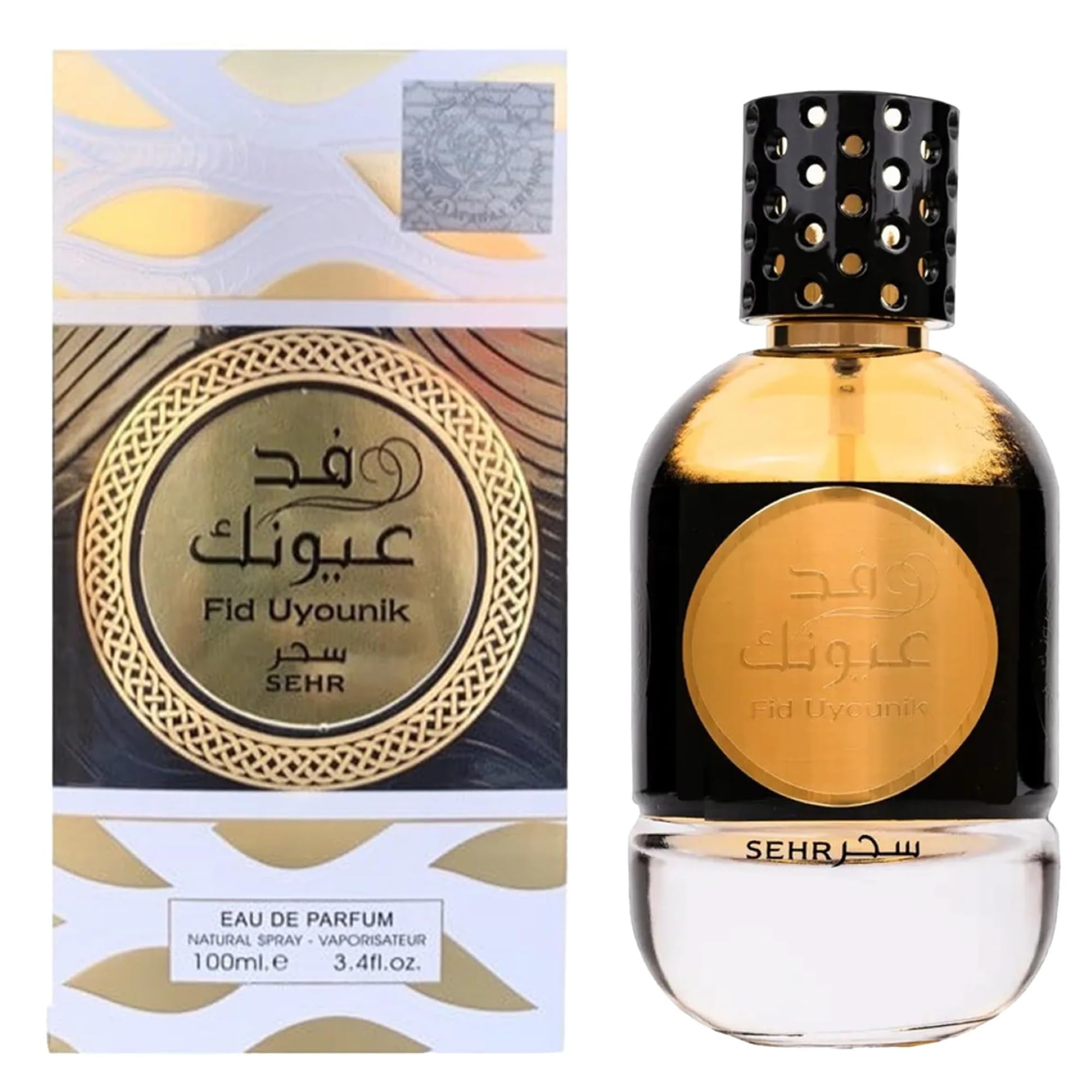 Ard Al Zaafaran Fid Uyounik Sehr Eau de Parfum Spray for Unisex, 3.4 Fl Oz