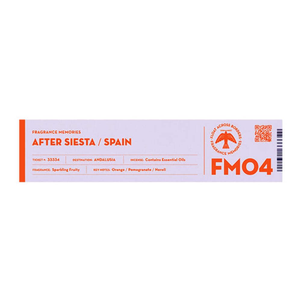 Nippon Kodo Fragrance Memories - FM 04 After Siesta/Spain (15 Sticks), Japanese Quality Incense, Since 1575