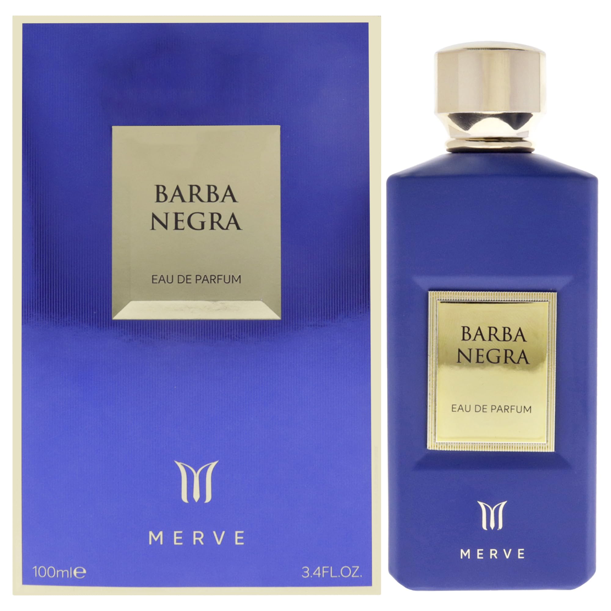 Merve Barba Negra Eau de Parfum Women Citrus Amber Woody Scent 3.4 oz Spray
