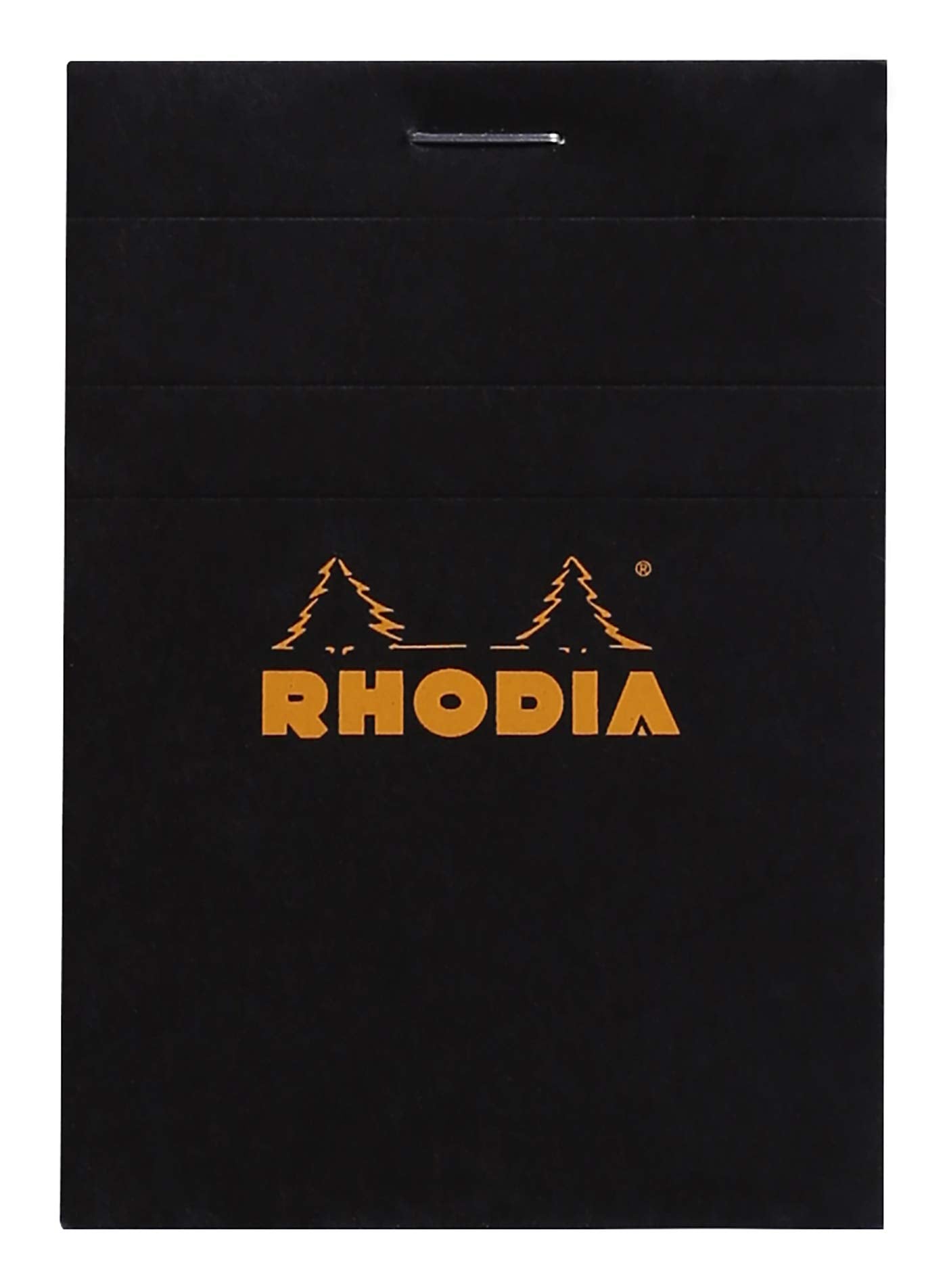 Rhodia Staplebound Notepad - Graph 80 sheets - 3 x 4 - Black cover