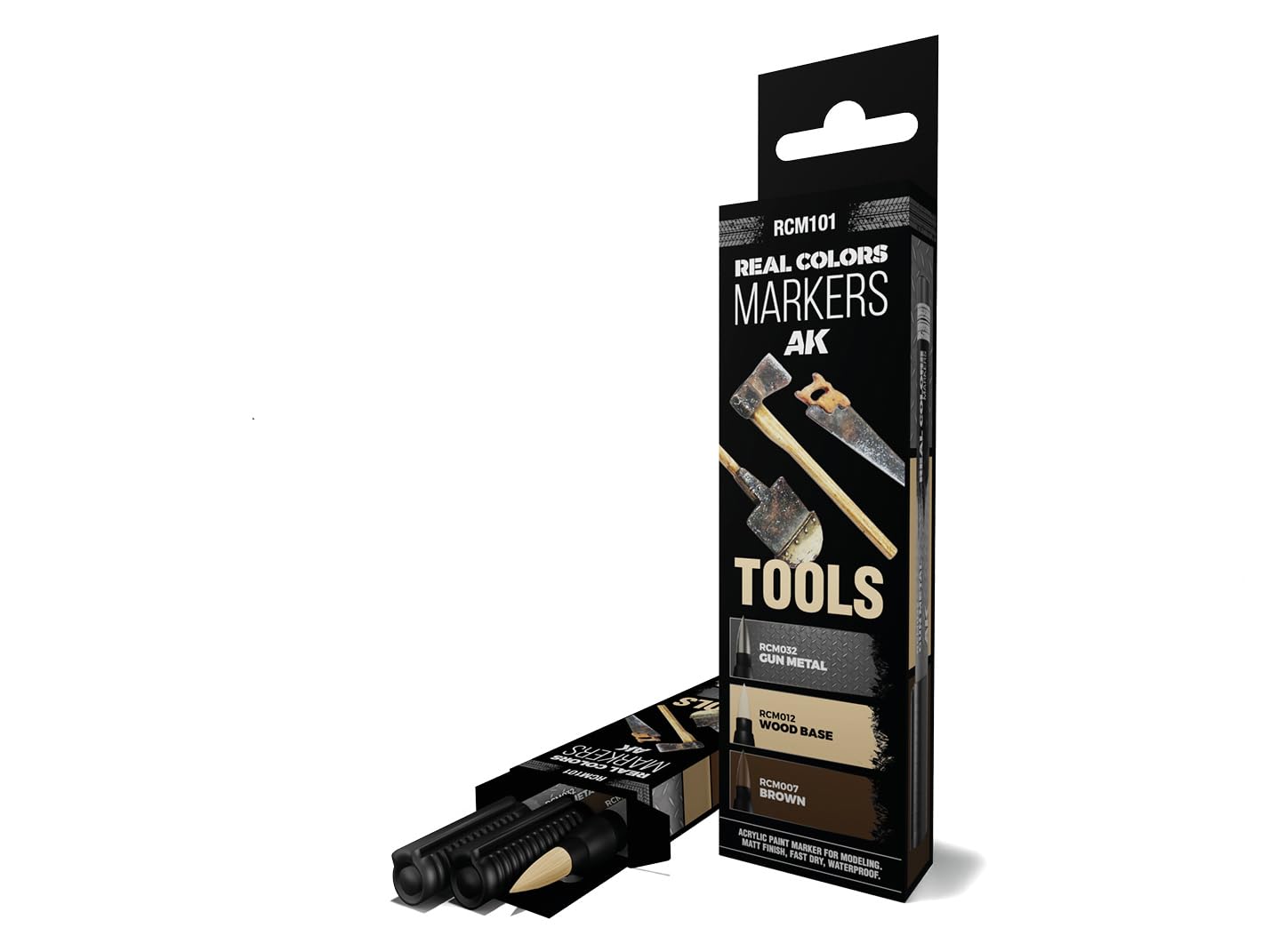 AK Interactive Real Colors Markers Set Tools (RCM101) - 3 Colors