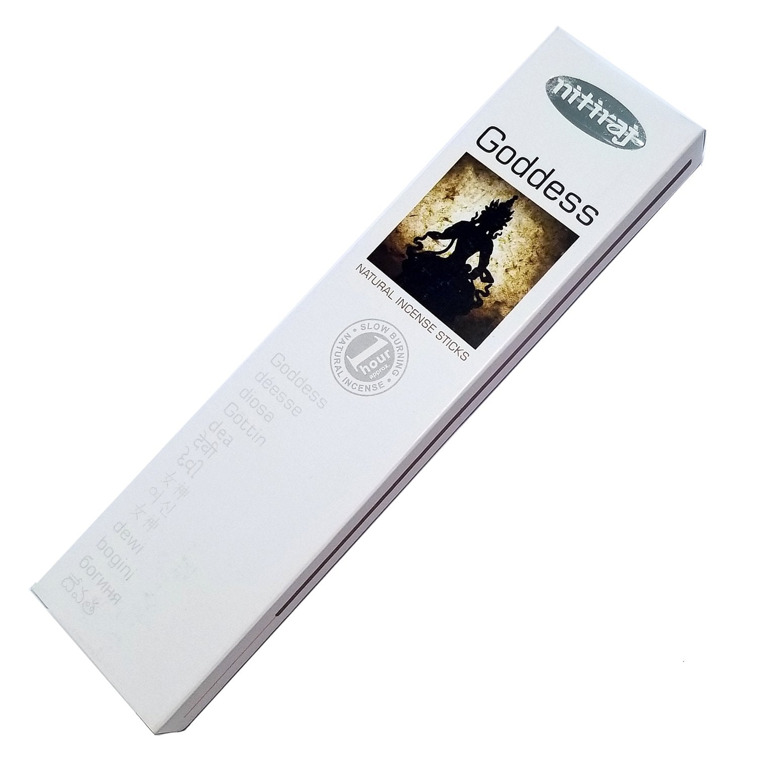 Incienso Natural GODDESS Premium de Nitiraj, 25 gramos