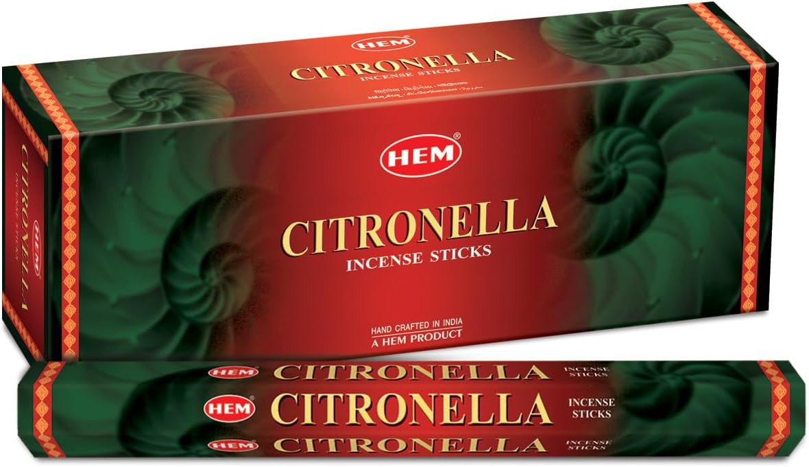 Incienso de citronela Hem, caja de 120 varillas