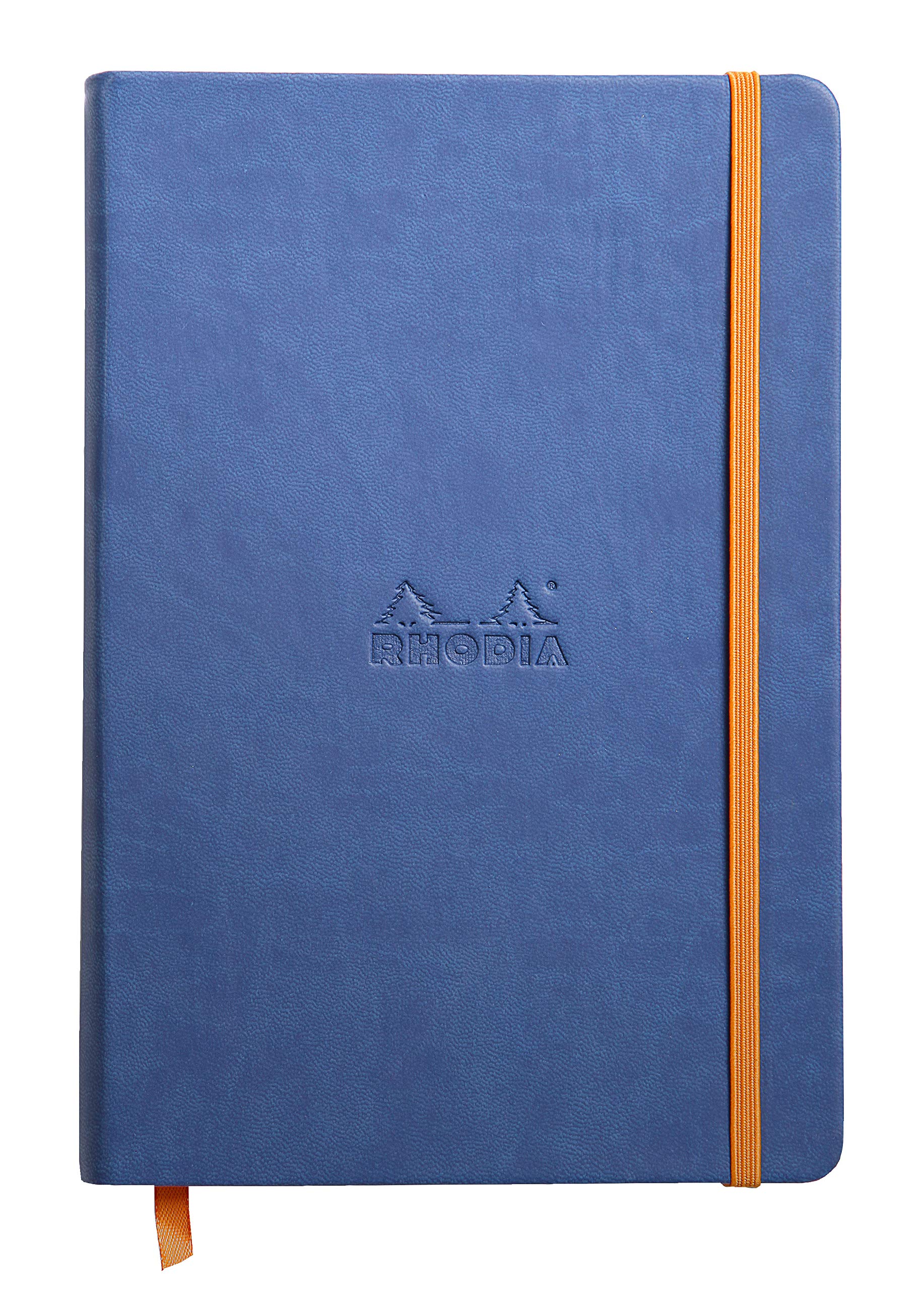 Rhodia Rhodiarama Webnotebook - Lined 96 sheets - 5 1/2 x 8 1/4 - Sapphire cover