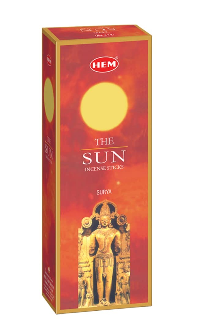 Hem The Sun Incense Sticks - 120 Stick Bulk Box (6 Inner Tubes of 20)