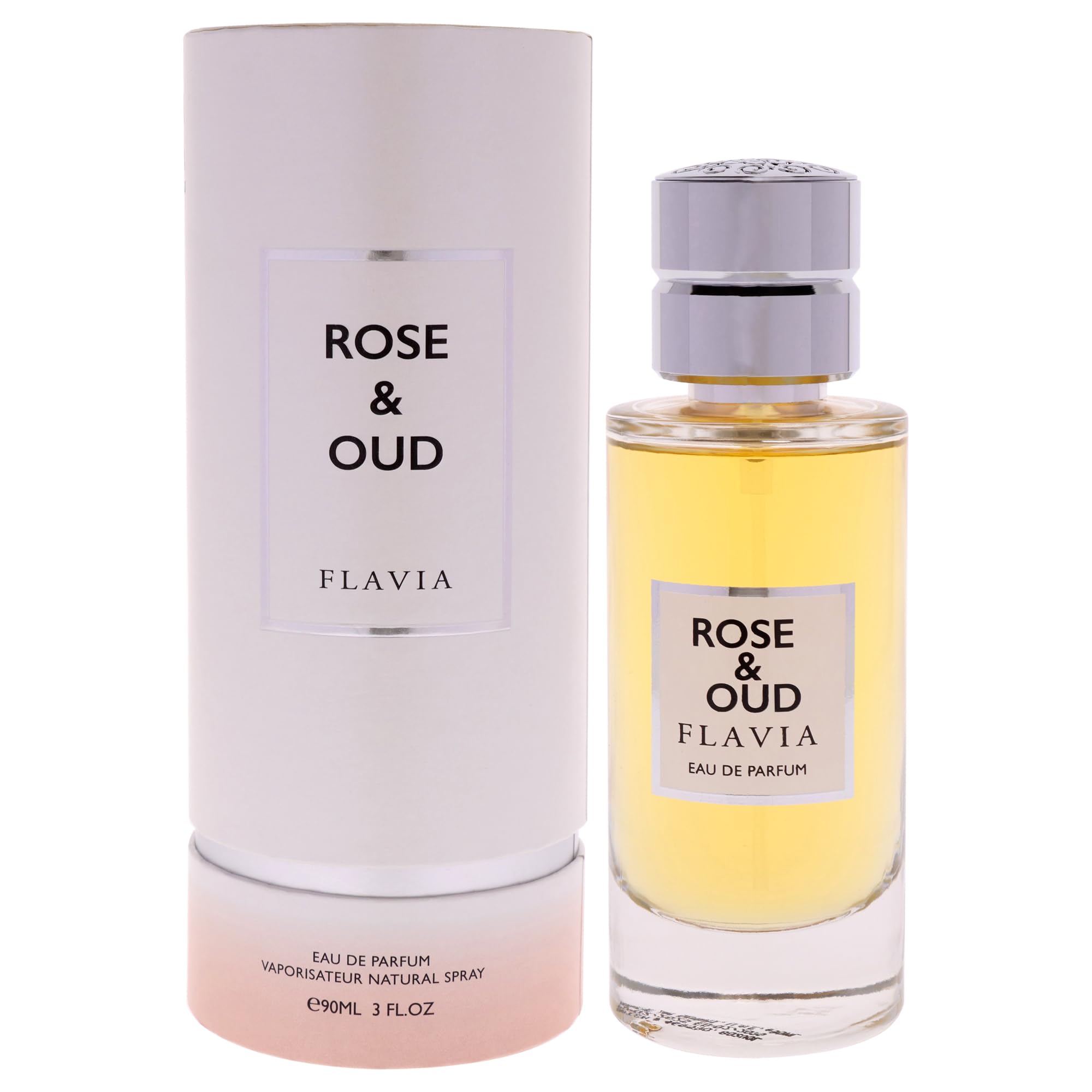 Flavia Rose and Oud Eau de Parfum Women Fruity Floral Oud Scent 3.0 oz Spray