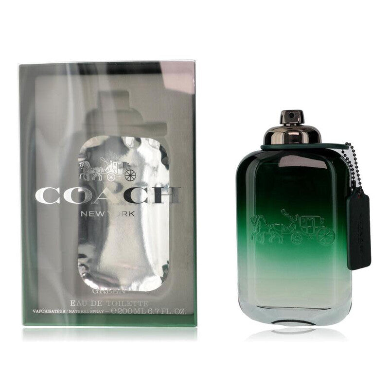 Coach Green Cologne for Men  EDT Spray, 6.7 oz (200 ml), Fresh Citrus Woody