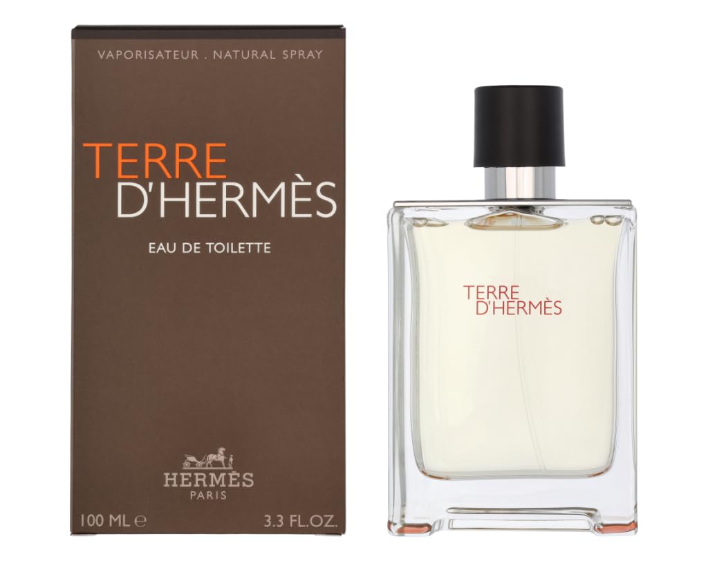Terre D' Hermes Eau De Toilette Spray For Men By Hermes - 3.3 Oz / 100 mL