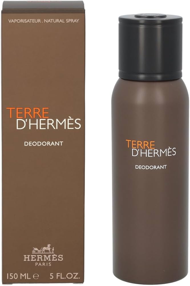 Hermes Terre D'hermes Men's Deodorant Spray 5 Ounce