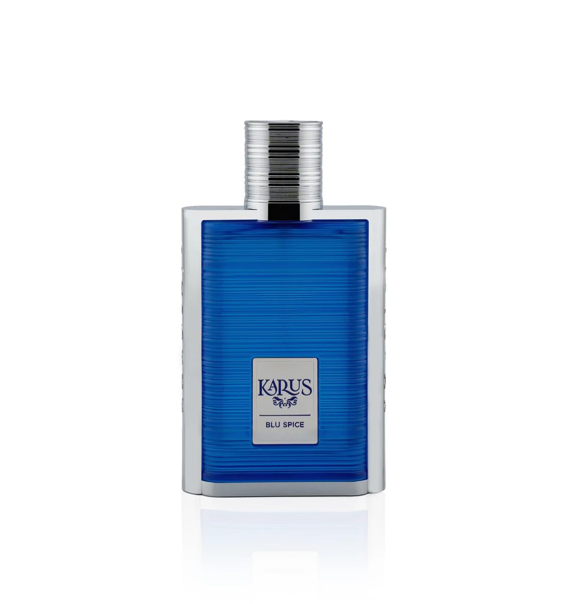 Khadlaj Karus Blu Spice Eau de Parfum Spray for Unisex, 3.4 Fl Oz  (100 ml)