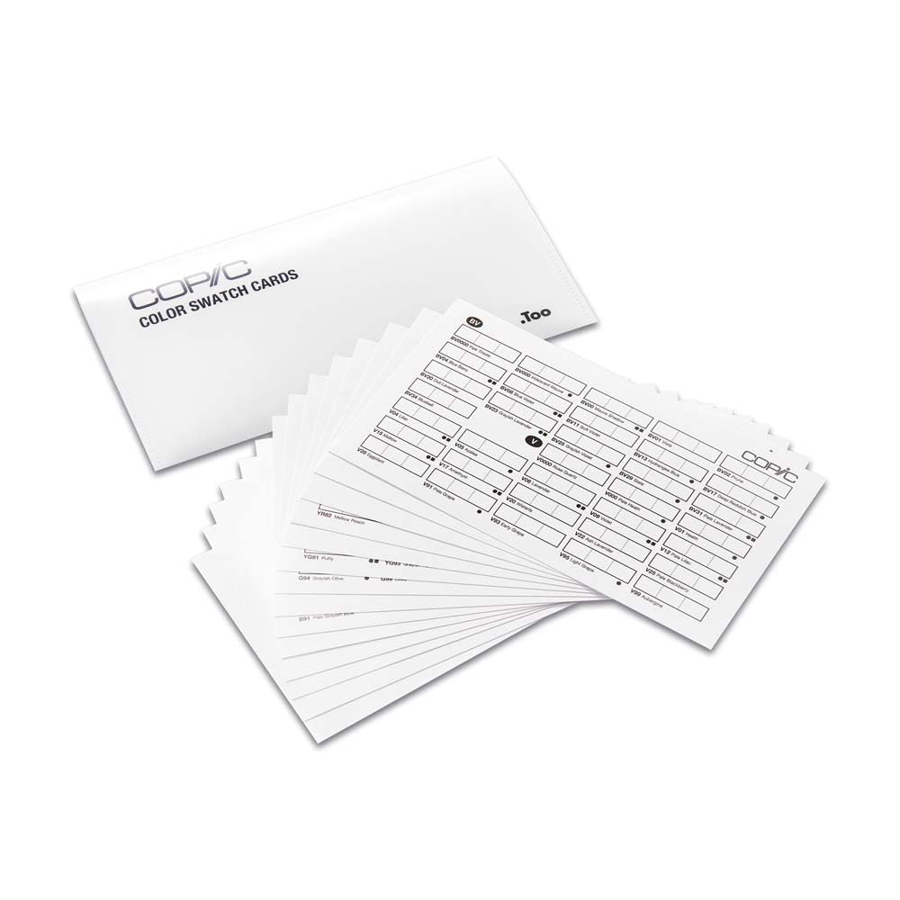 Copic Color Swatch Cards 14-Count (62722)