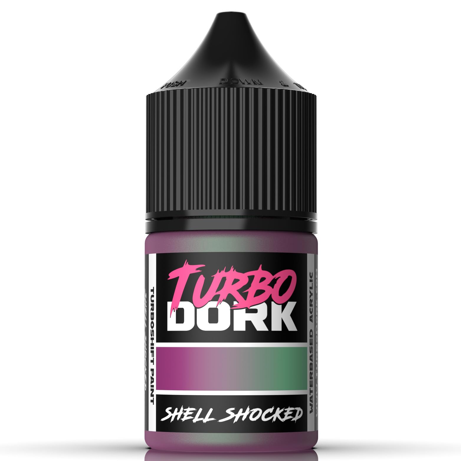 Turbo Dork Shell Shocked TurboShift Acrylic Paint 22ml Bottle - Water-based Non-Toxic Metallic Color Shifting Paint