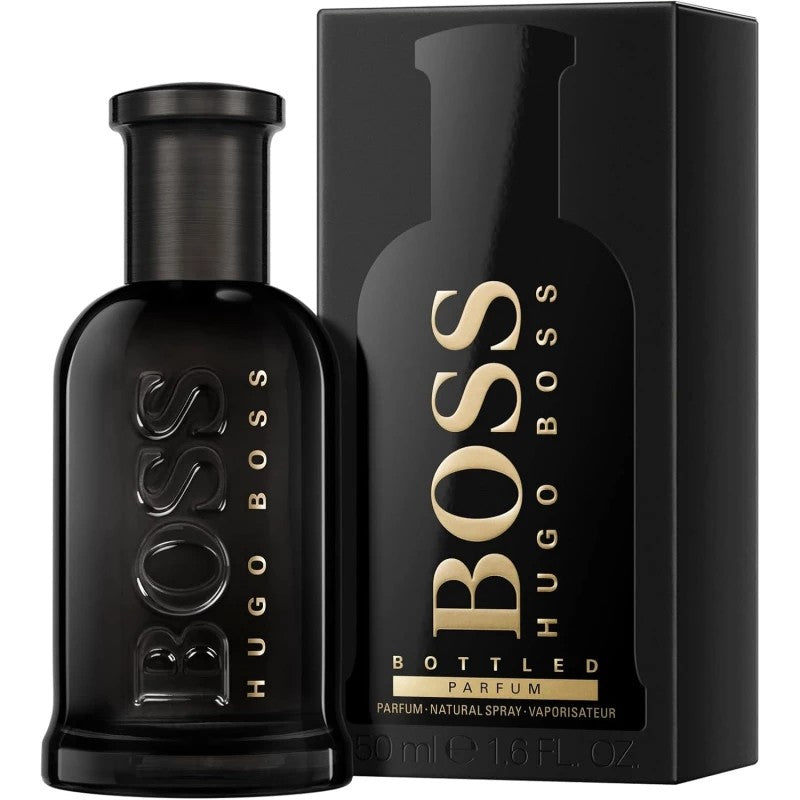 Boss Bottled Parfum Men Woody Amber Leather Scent 6.7 oz Spray
