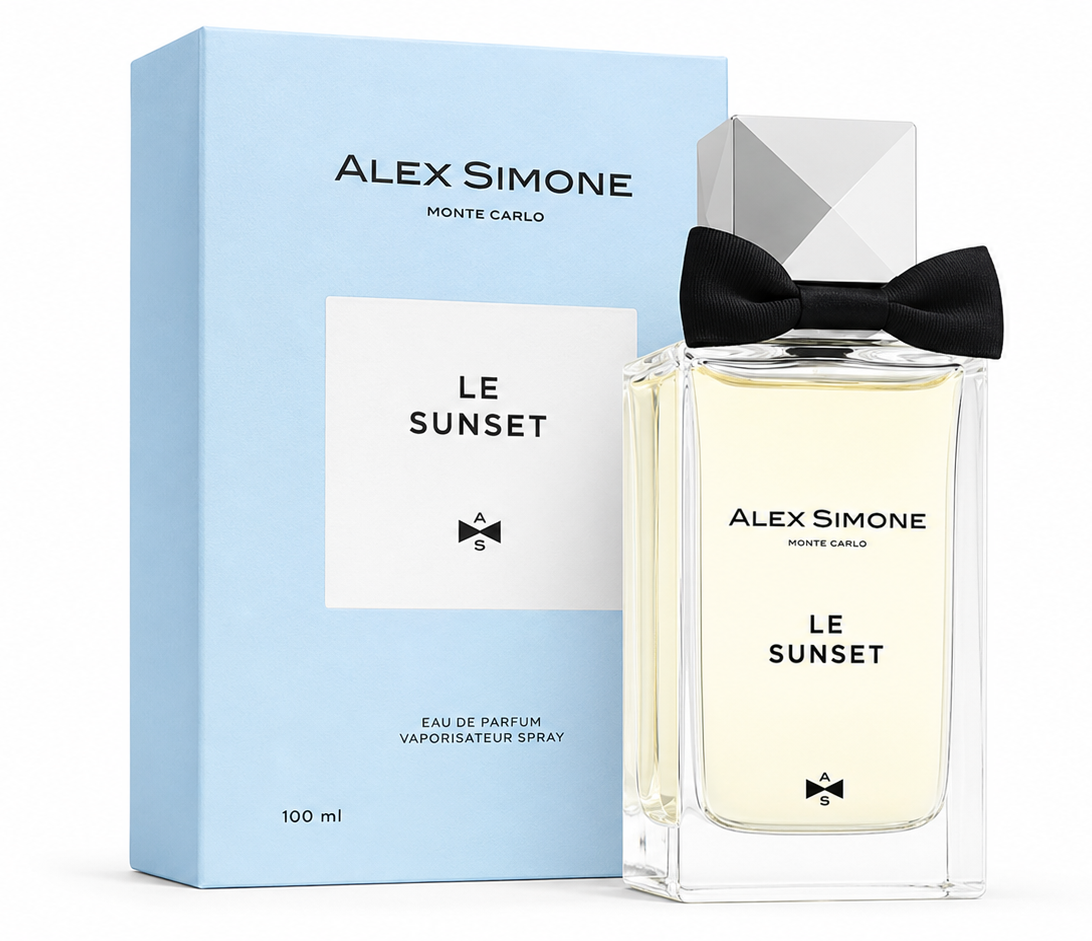 Alex Simone Le Sunset Eau de Parfum Spray, Monaco Collection, 3.4 Fl Oz