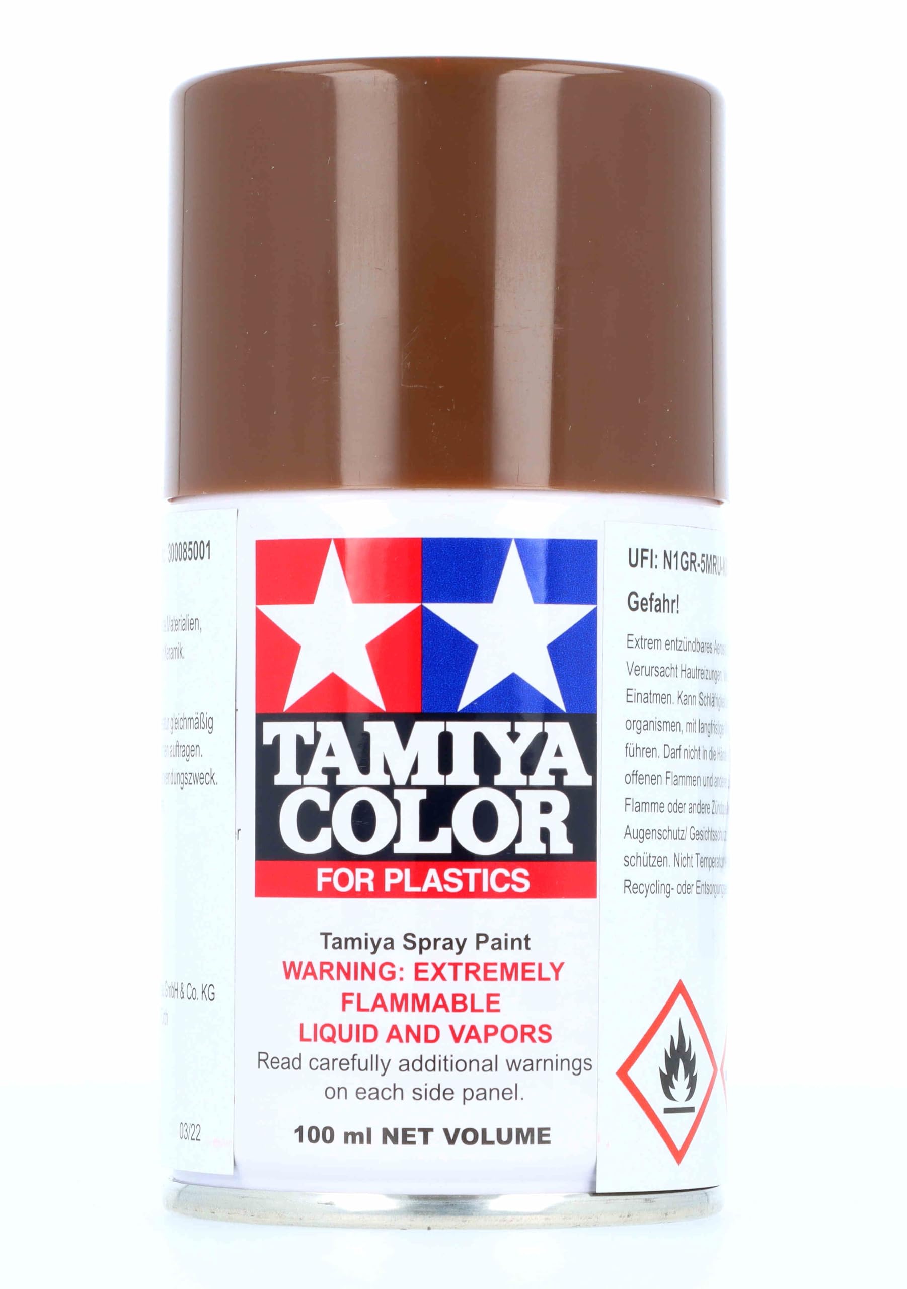TAMIYA Spray Lacquer TS-1 Red Brown TAM85001 100ml