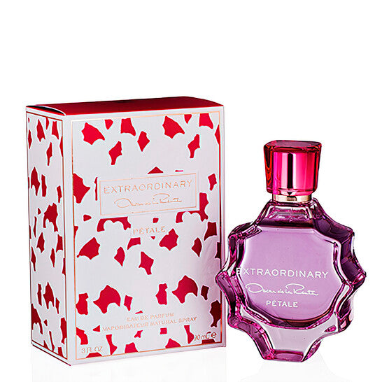 Oscar De La Renta Extraordinary Petale Eau de Parfum Spray for Women 3.0 oz / 90 ml Floral Amber Rose
