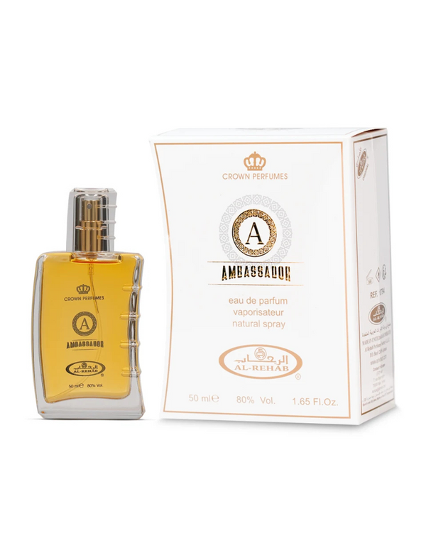 Al Rehab Ambassador Eau de Parfum Spray 50 ml (1.65 Fl Oz)