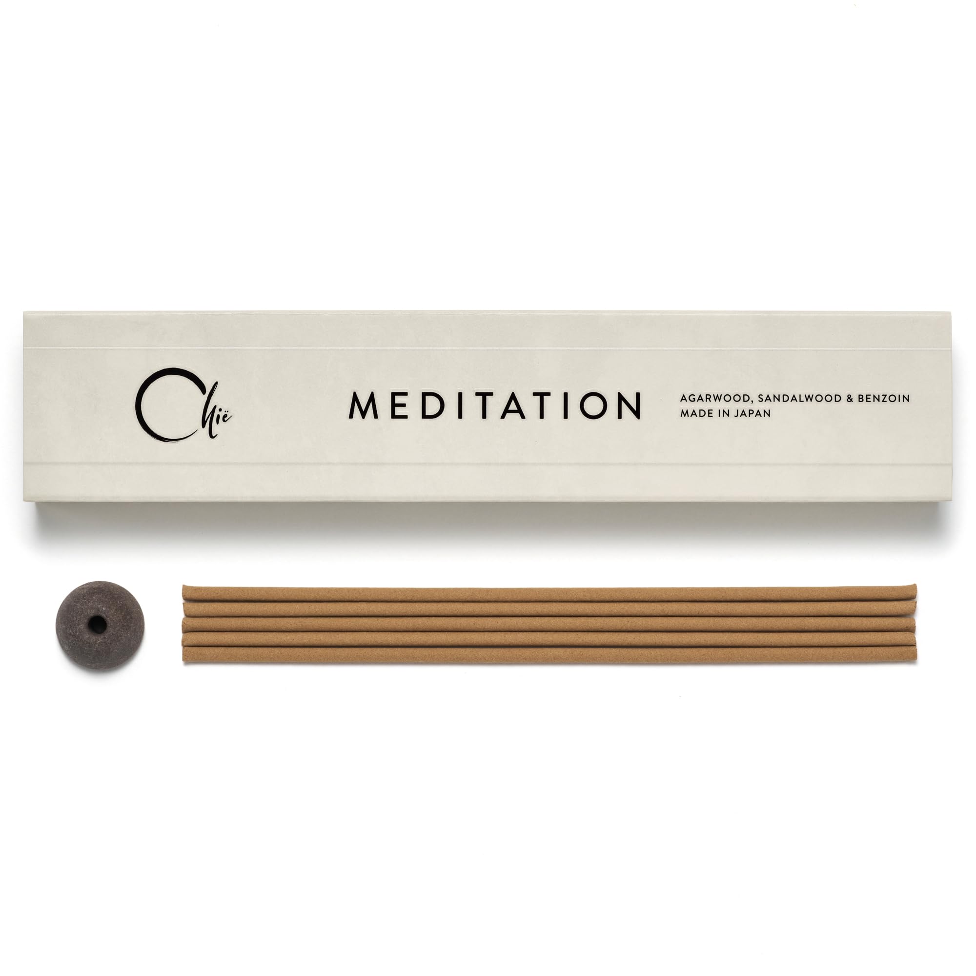 Nippon Kodo Chie Meditation (30 Sticks with Holder), Japanese Quality Incense, Since 1575
