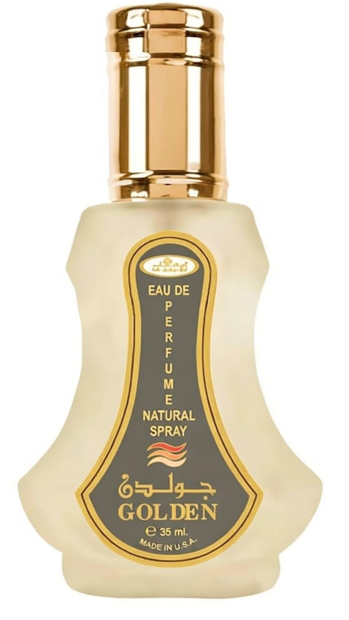Al Rehab Golden Eau de Parfum Spray, 1.18 Fl Oz (35 ml)