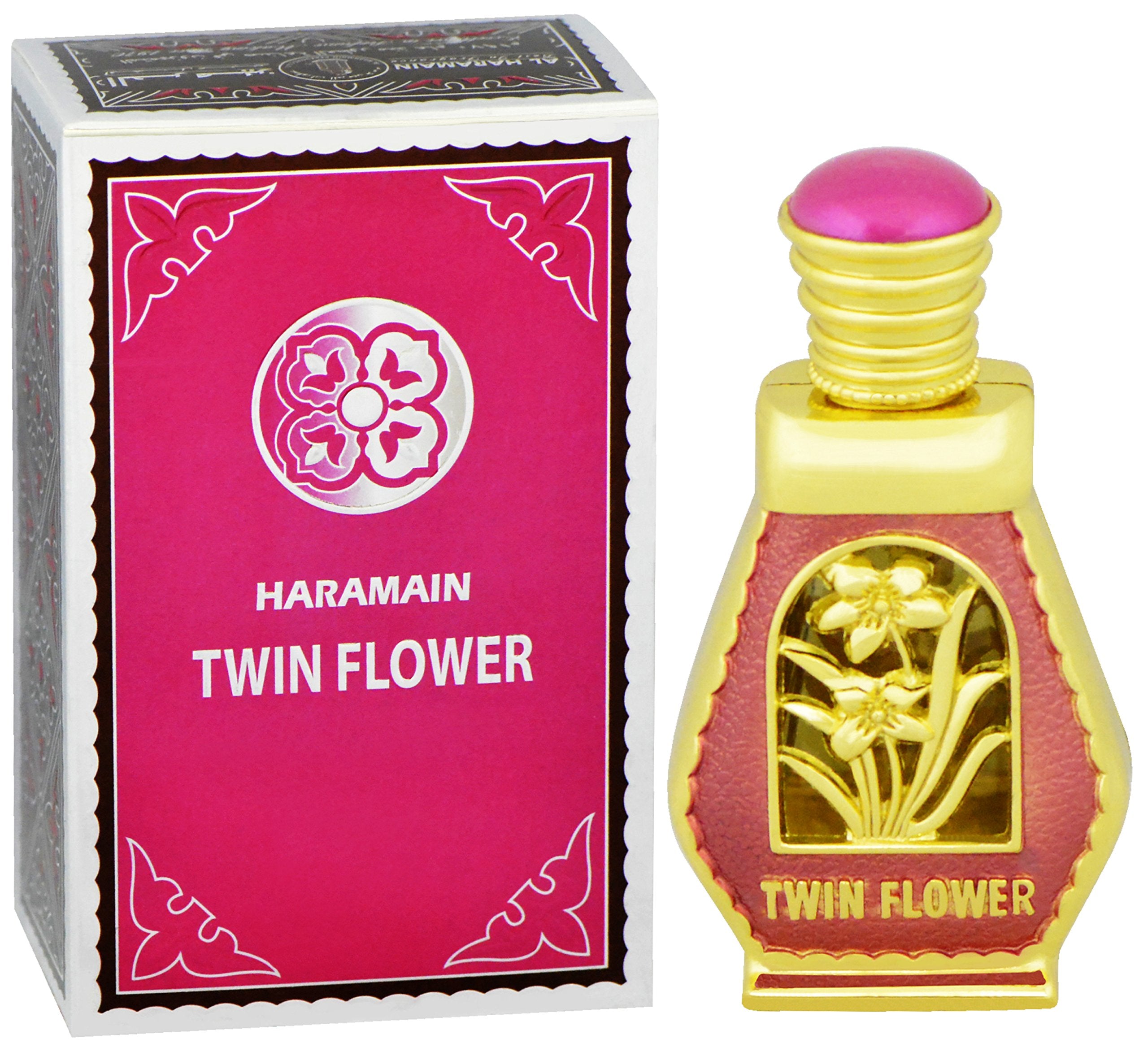 Al Haramain Twin Flower Perfume Oil for Women  Perfume Oil, 0.5 oz / 15 ml