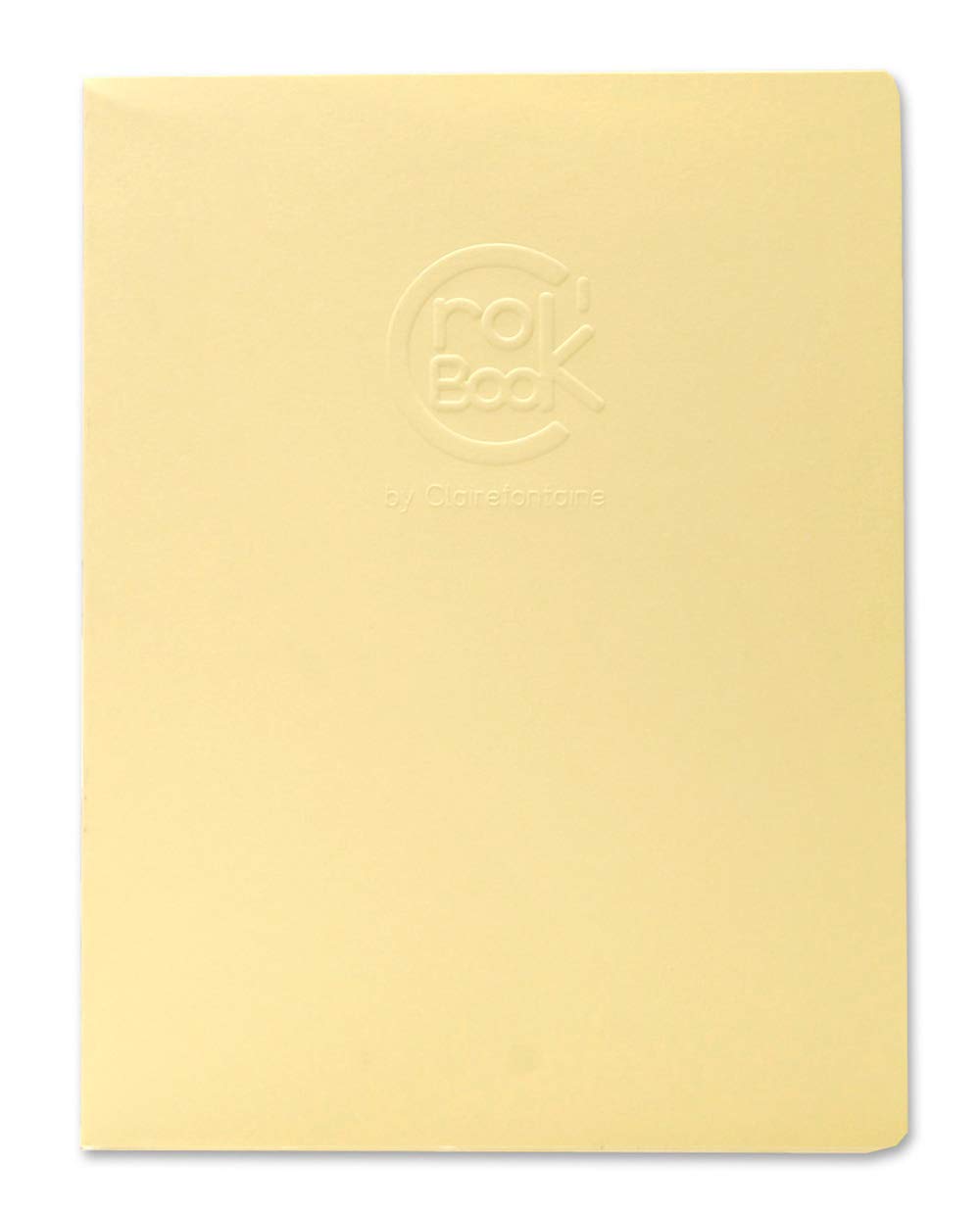 Clairefontaine Crok' Book Sketch Notebook - Blank 24 sheets - 6 3/4 x 8 3/4 - Assorted Colors