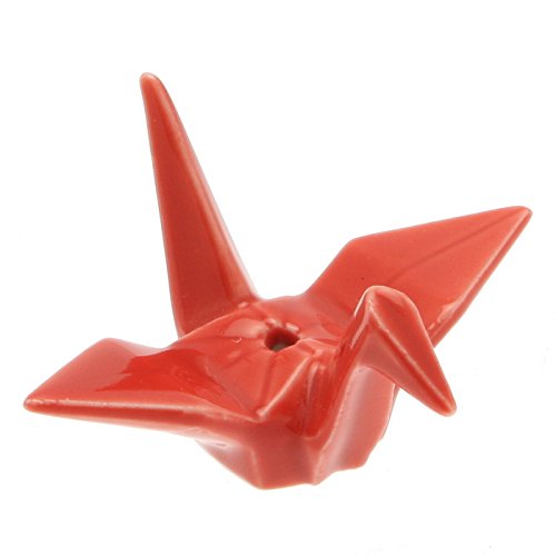 Nippon Kodo - Crane Incense Holder - (Red)