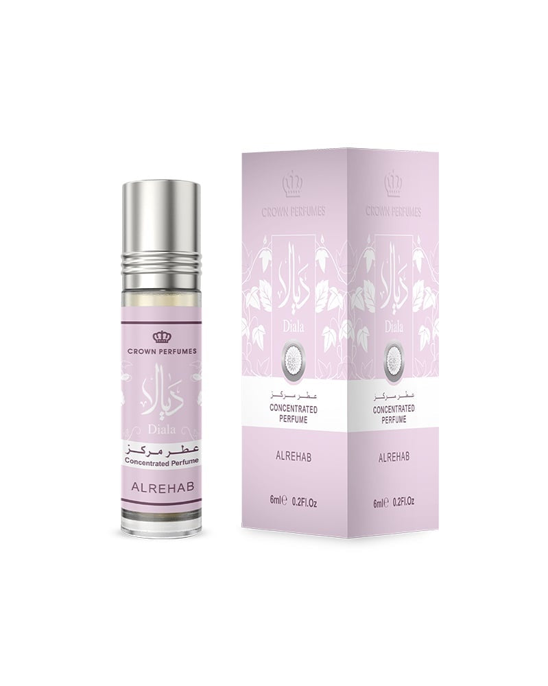 Al Rehab Diala Perfume Oil Roll On, 0.2 Fl Oz (6 ml)