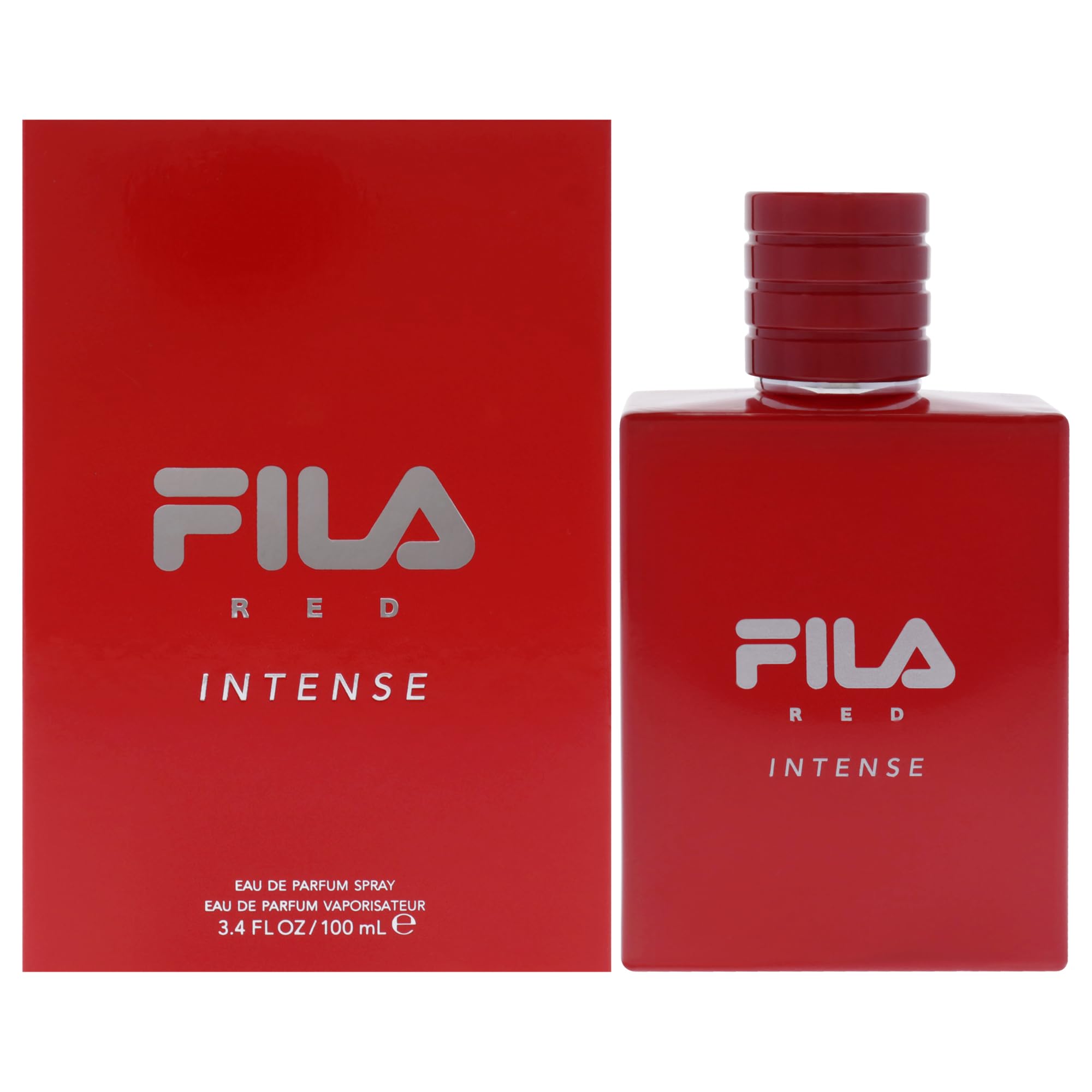 Fila Red Intense Eau de Parfum Men Fresh Aromatic Woody Scent 3.4 oz Spray