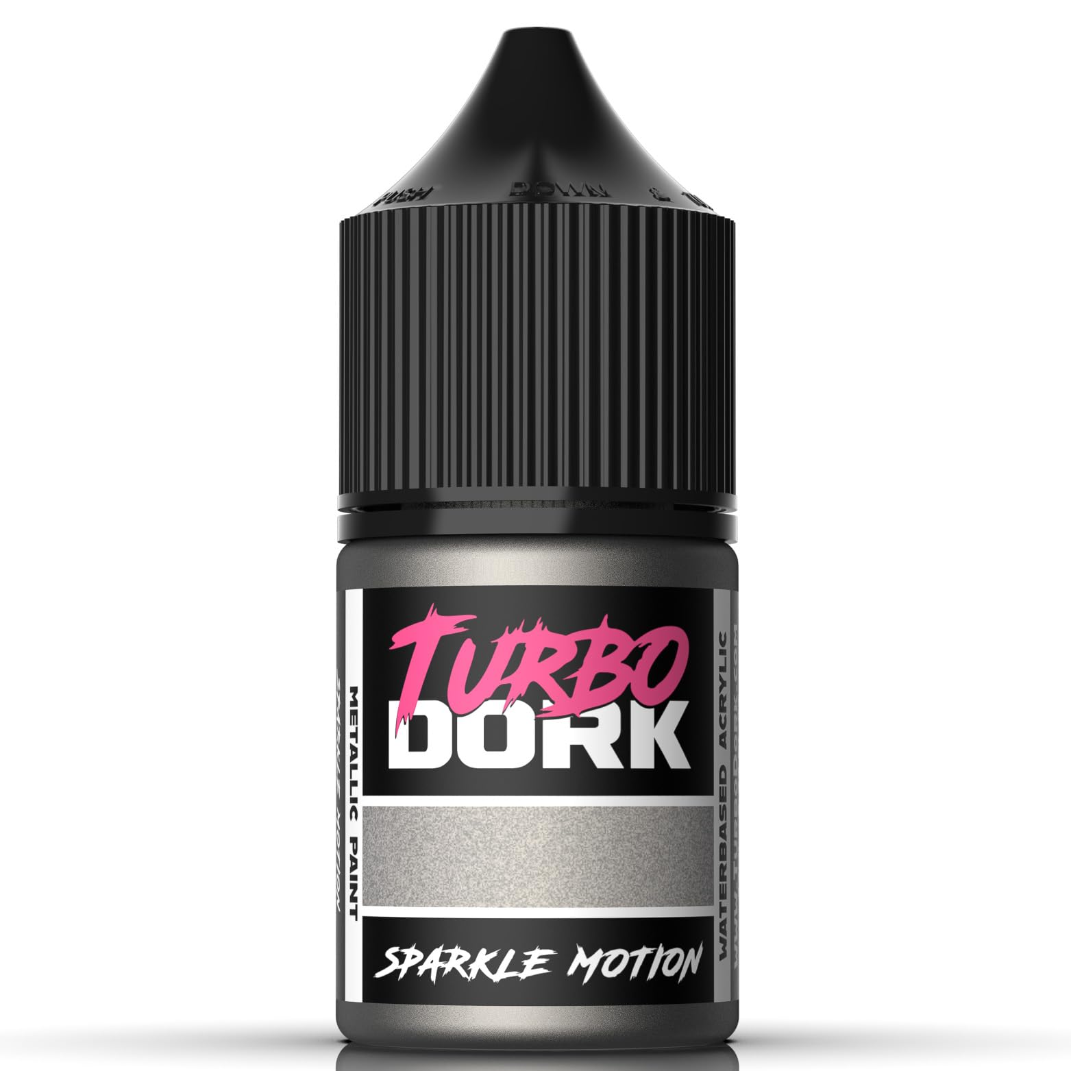 Turbo Dork Sparkle Motion Metallic Acrylic Paint 22ml Bottle - Water-based Non-Toxic Metallic Finish Paint