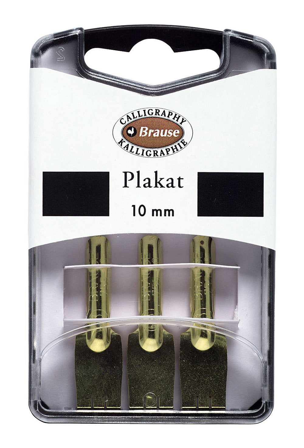 Brause Plakat Calligraphy Nibs - Box of 3 nibs - 10 mm