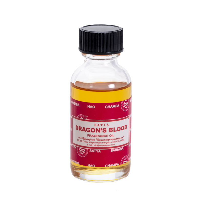 Satya Dragon's Blood Premium Fragrance Oil, 1 Fl Oz (30 ml)