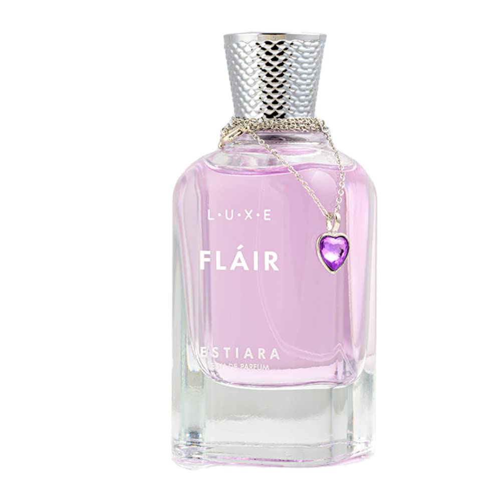 Luxe Estiara Flair Eau de Parfum Women Floral Fruity Amber Scent 3.4 oz Spray