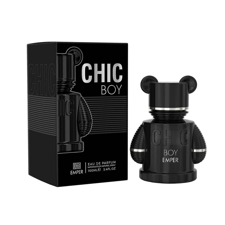 Emper Chic Boy Eau de Parfum Spray, 3.4 Fl Oz (100 ml)
