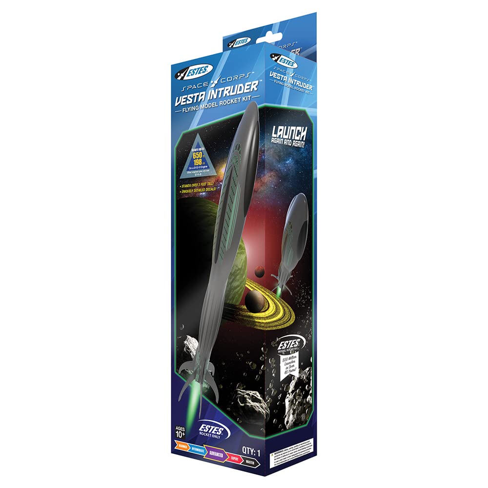 Estes Space Corps Vesta Intruder Flying Model Rocket Kit