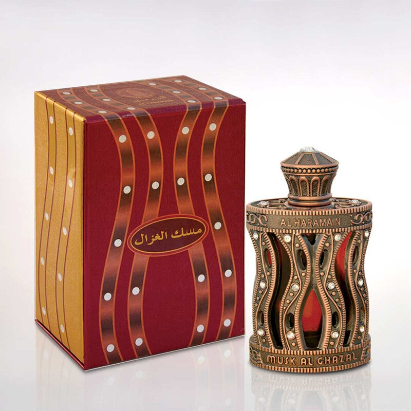 Al Haramain Musk Al Ghazal Perfume Oil for Unisex  Perfume Oil, 1.0 oz / 30